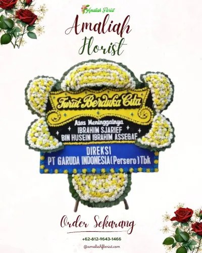 Papan Bunga Duka di Cisimeut Raya