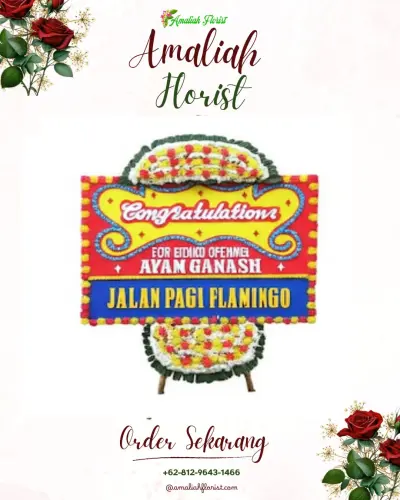 Bunga Papan Congratulation di Cisimeut Raya